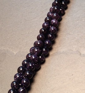 Blue Goldstone Three Charmed Gems