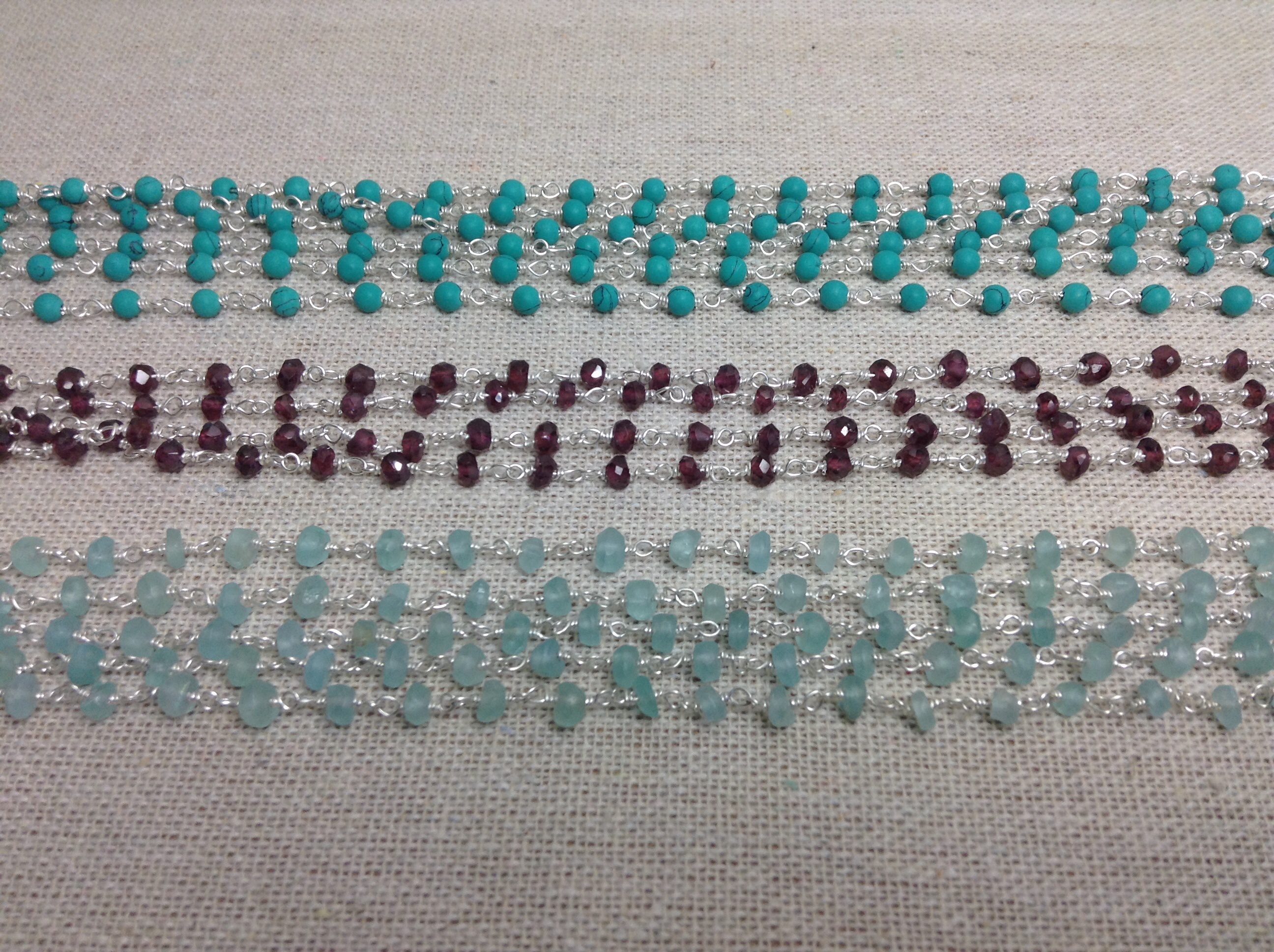 Gemstone Beaded Chain