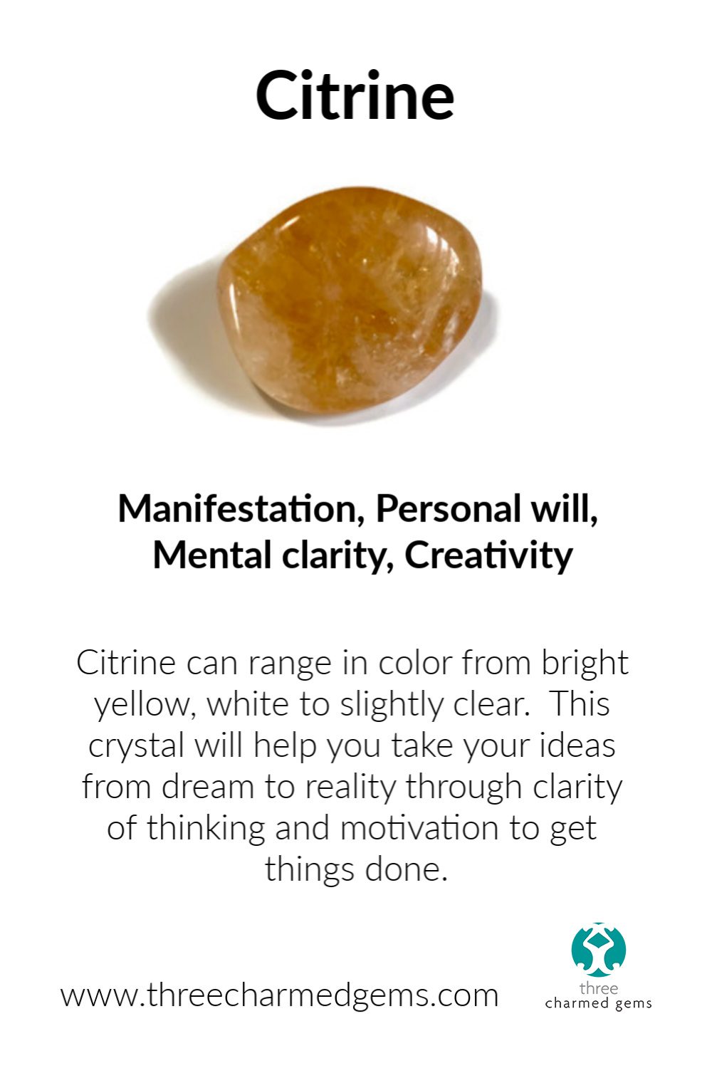 Citrine, Tumbled - Image 2