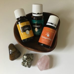 Get Unstuck in the New Year - Three Charmed Gems Crystal and Oil Energetic Combo