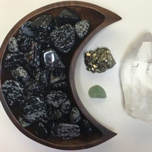 Snowflake Obsidian Tumbled Stone