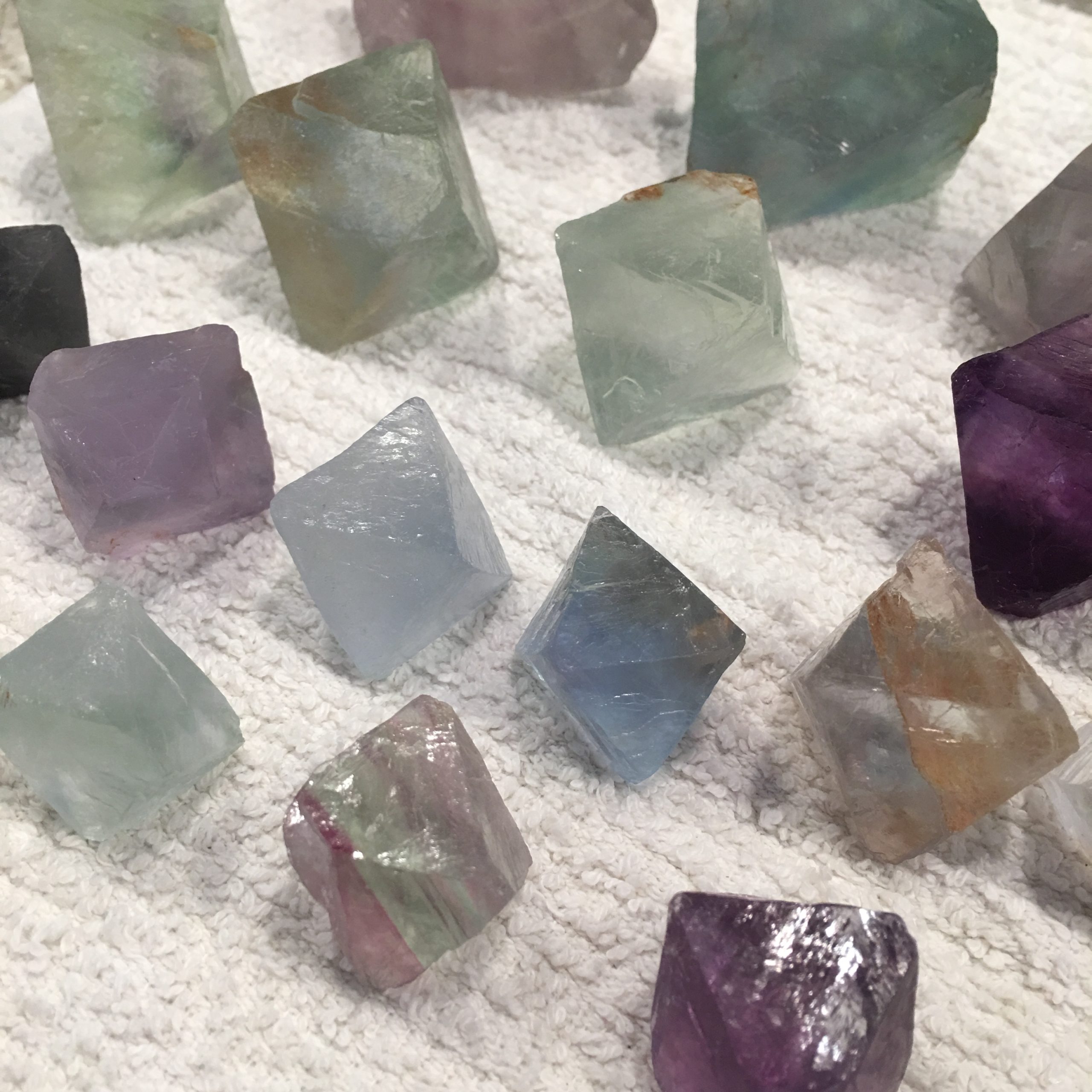 Fluorite Octahedron